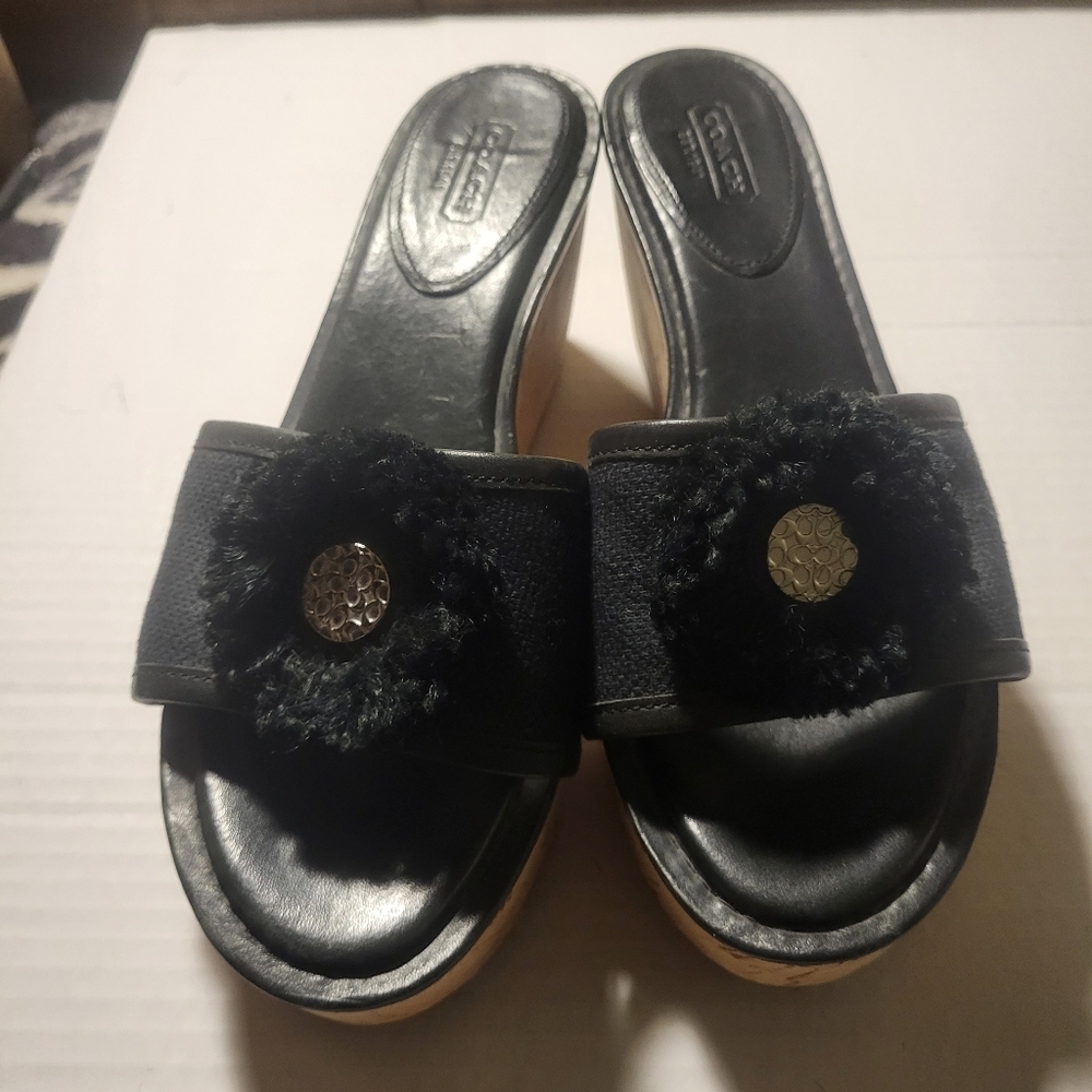 Vintage Coach Wedge‎ Heels Y2K, Floral Design, Women's Size 8.5 - Picture 12 of 12